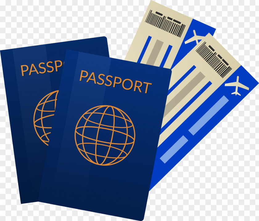 Passport Tickets Airline Ticket Travel PNG