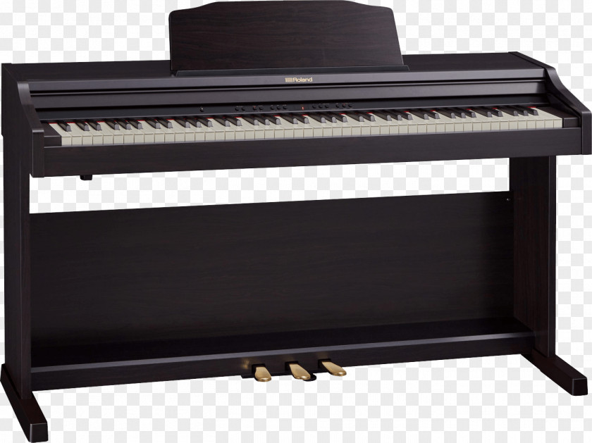 Piano Roland Corporation Digital Electronic Keyboard PNG