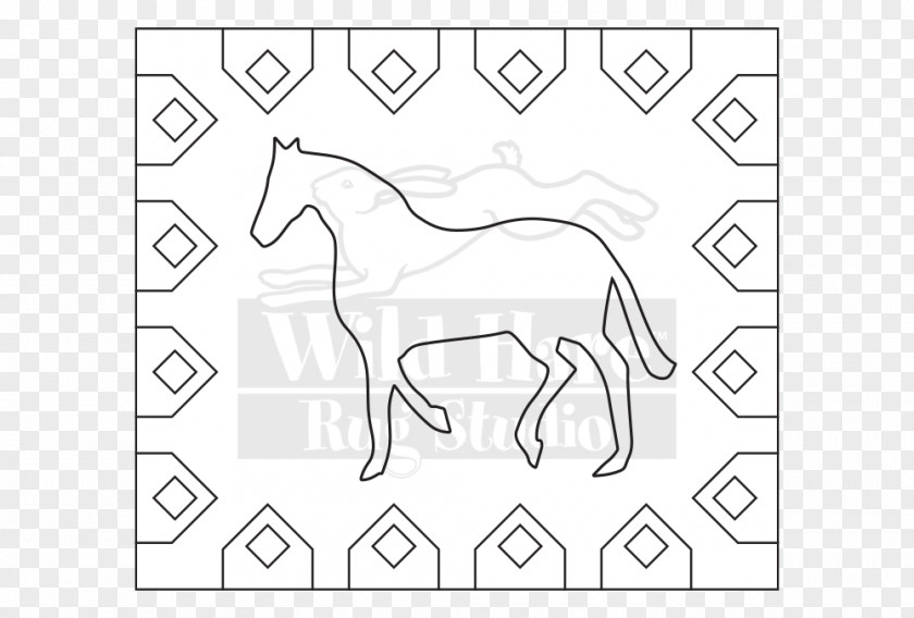 Wild Hare Rug Studio Paper Visual Arts Horse PNG
