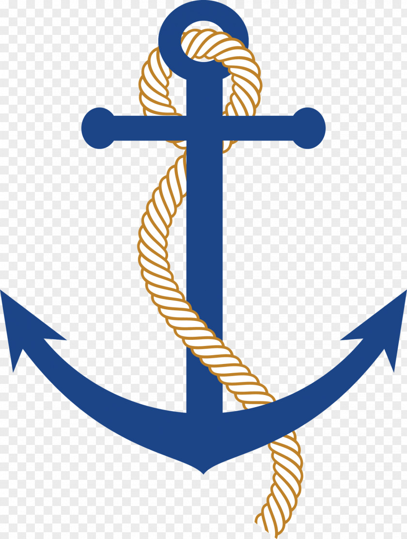 Anchor With Rope Clip Art Openclipart Seamanship Free Content Image PNG