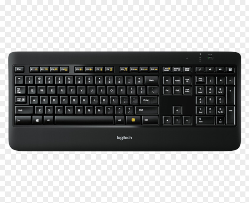 Computer Mouse Keyboard Logitech Illuminated K800 Wireless PNG
