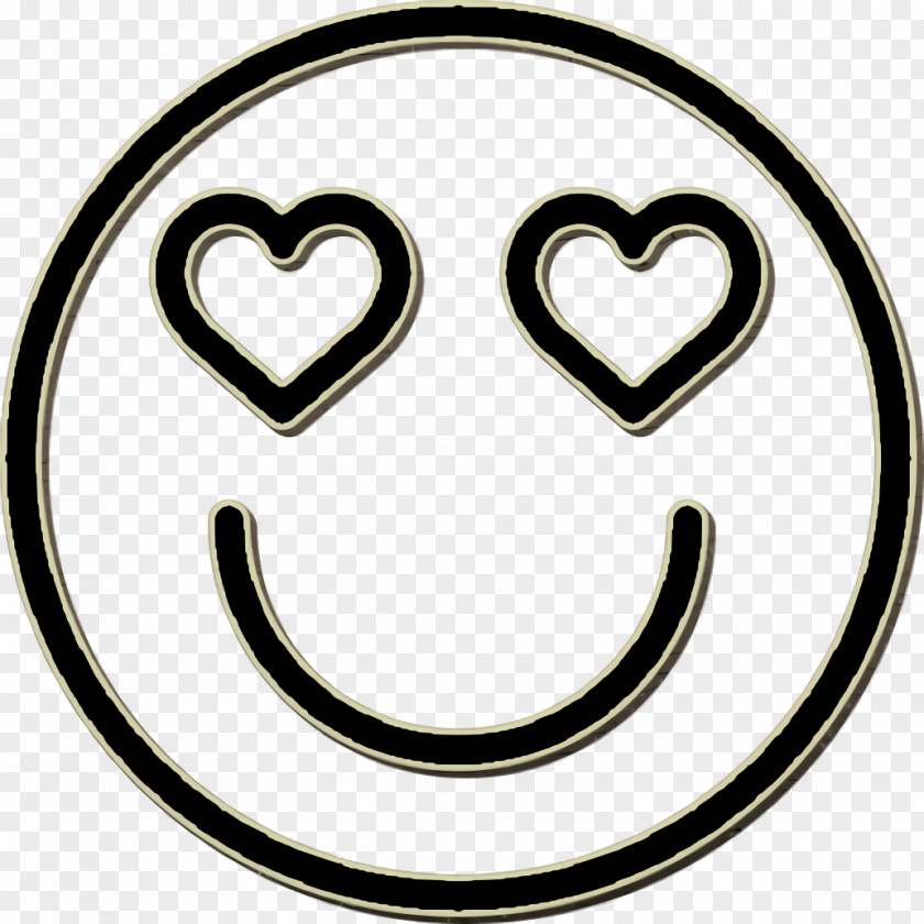 In Love Icon Smile Emoticons PNG