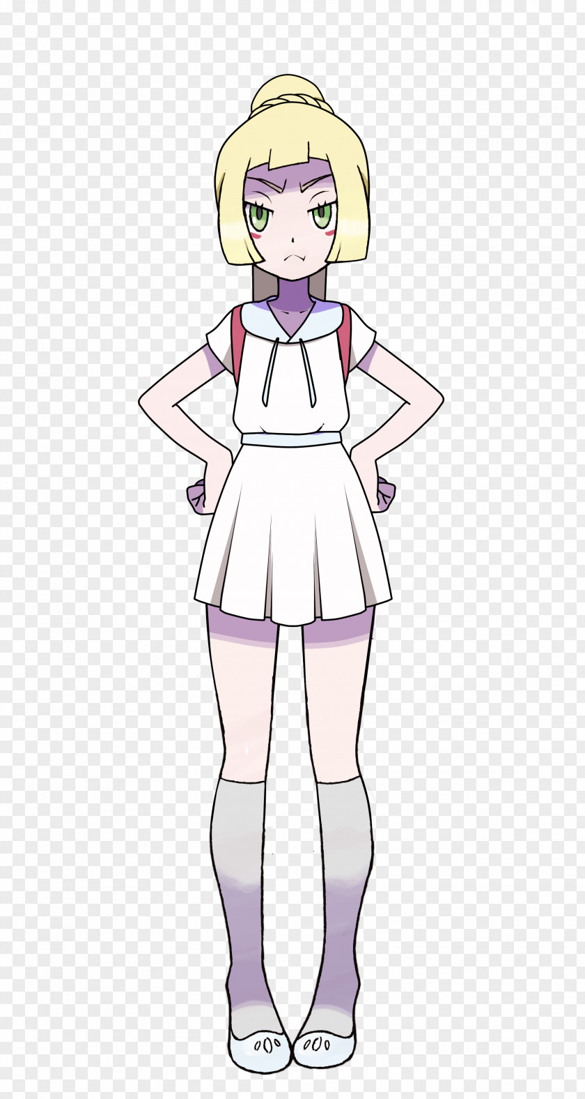 Lillie Uniform Costume Dress Sleeve Arm PNG