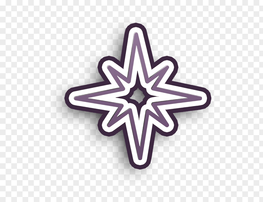 Star Icon Christmas Elements Shine PNG