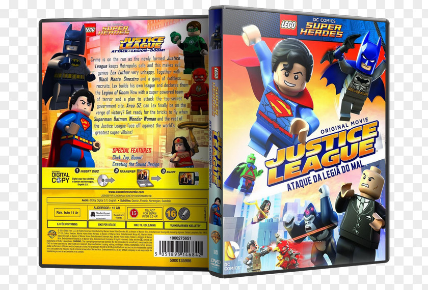 Dvd DVD Legion Of Doom Justice League LEGO Film PNG