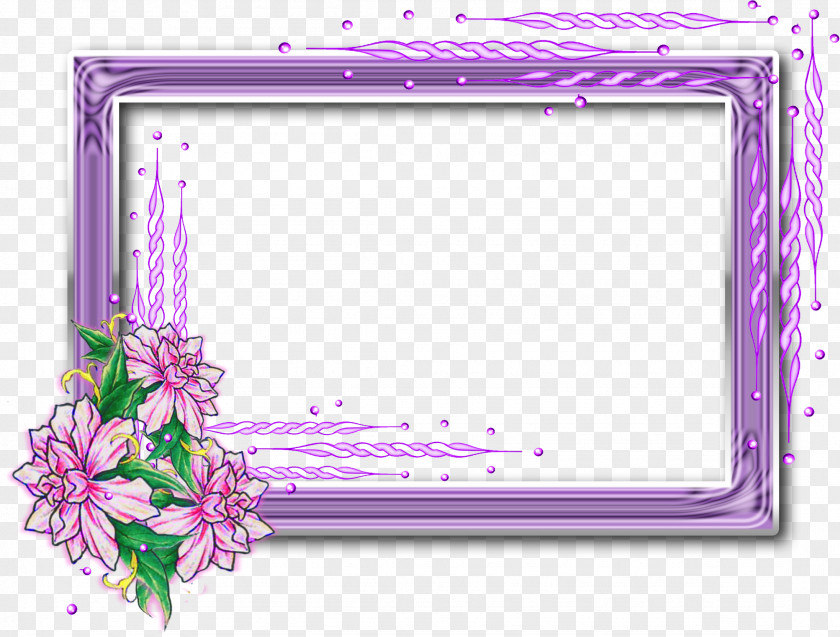 FLORAL FRAMES Flower Picture Frames File Size PNG