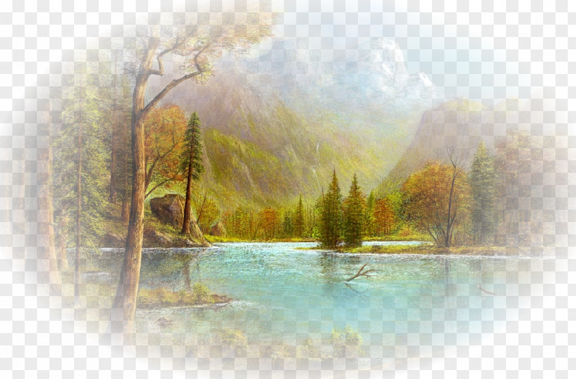 Painting Yosemite Valley Landscape Painter National Park PNG