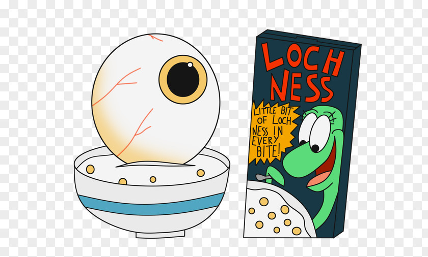 Cereal Cartoon Loch Ness Monster PNG
