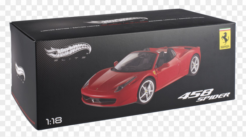 Ferrari Model Car 458 Spider Scale Models PNG