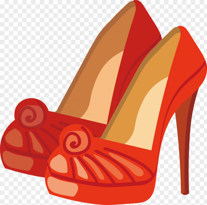Red High Heels Shoemaking High-heeled Footwear Shoe Polish Shop PNG
