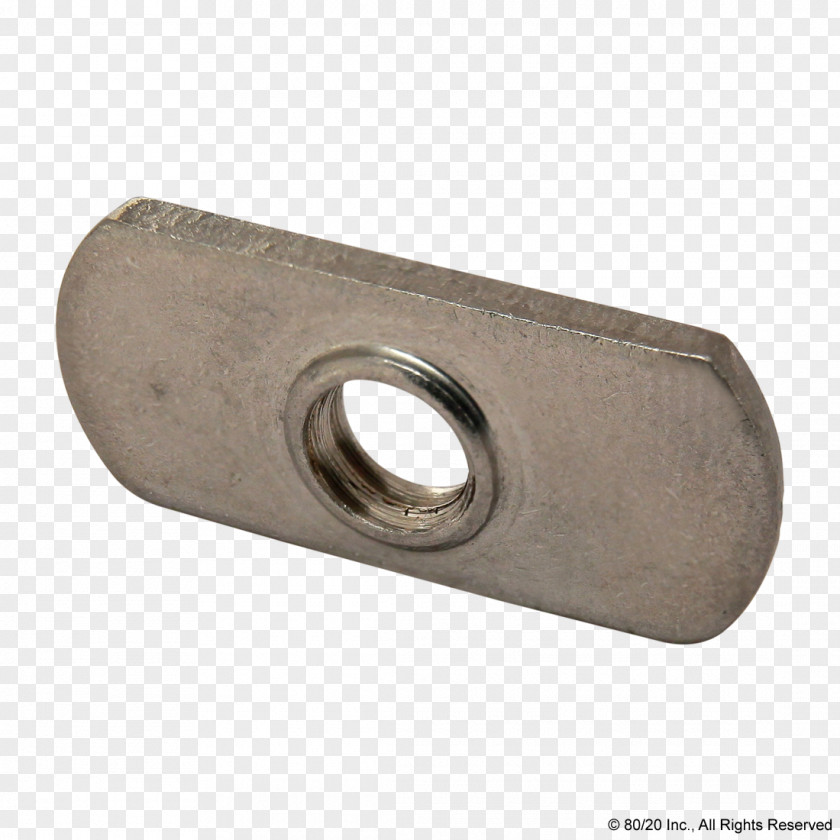 T-nut 80/20 Stainless Steel PNG