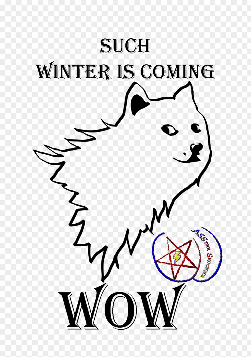 Winter Is Coming Whiskers Dog Drawing Clip Art PNG