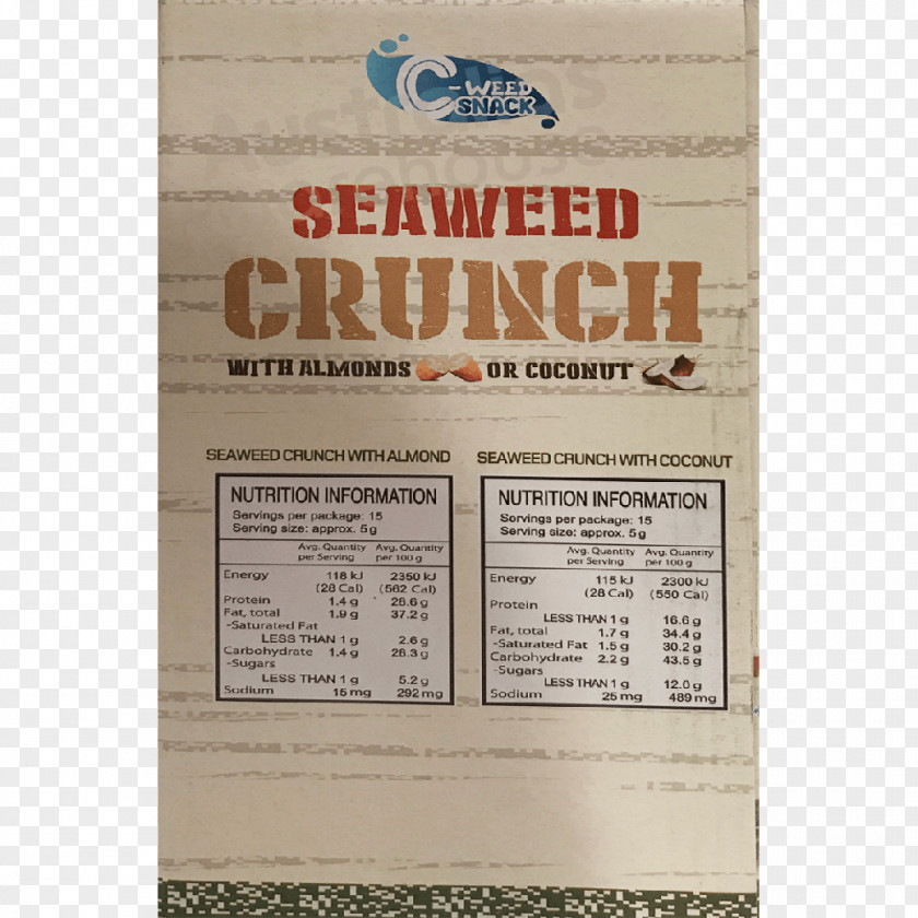 Almond Seaweed Coconut Cannabis PNG