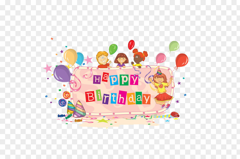 Children's Birthday Parties Are Creative Cake Childrens Party Clip Art PNG
