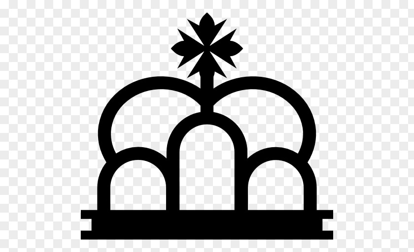 Christian Cross And Crown Pope Symbol PNG