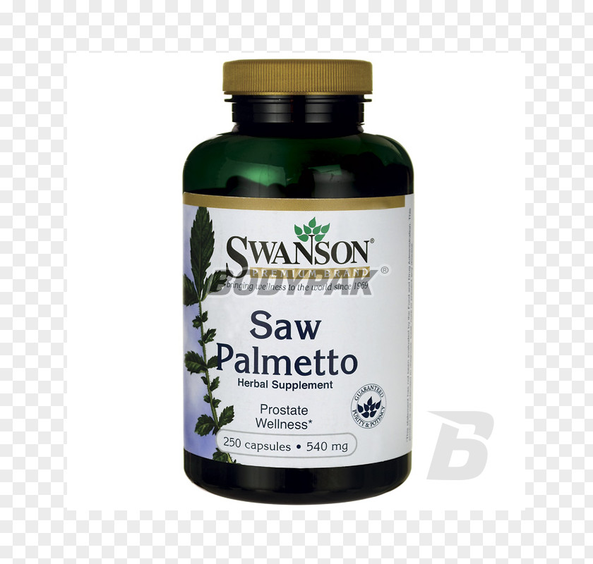 Health Dietary Supplement Saw Palmetto Extract Swanson Products Capsule PNG