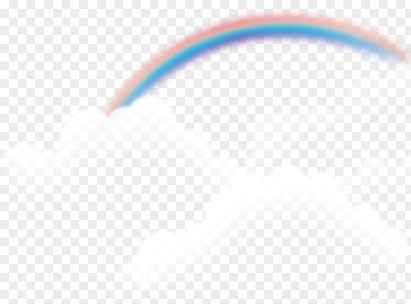 Rainbow Clouds Brand Circle Angle Pattern PNG