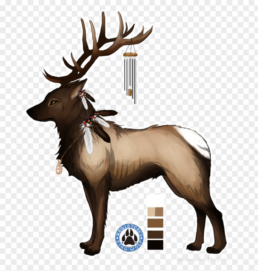 Reindeer Elk Red Deer Antler PNG