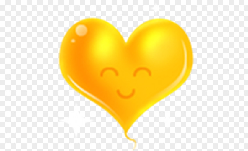 Heart Yellow PNG