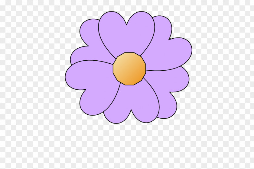 Purple Flower Drawing Floral Design Clip Art PNG