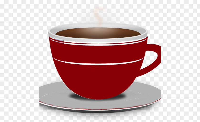 Red Coffee Cup Espresso Single-origin Milk PNG