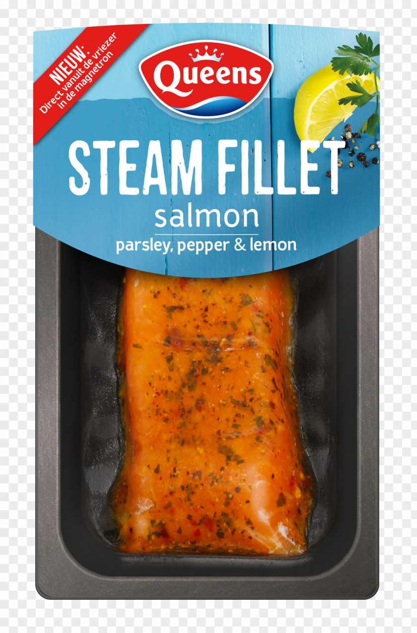 Salmon Fillet Queens Vis Sauce Recipe PNG