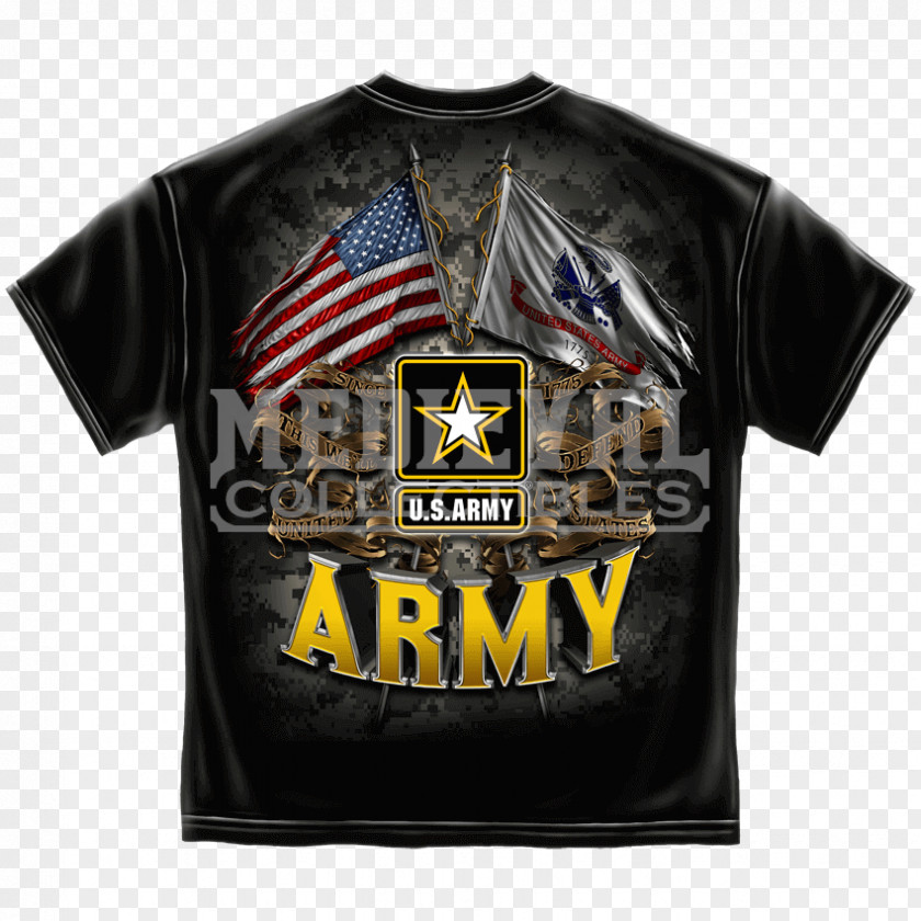 T-shirt Long-sleeved United States Army Hoodie PNG
