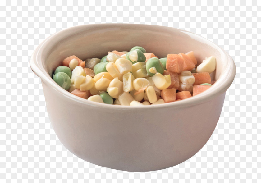Bowl Of Corn Salad Porcelain PNG