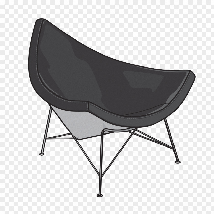 Coconut Illustration Side Chair Furniture Design Vitra PNG
