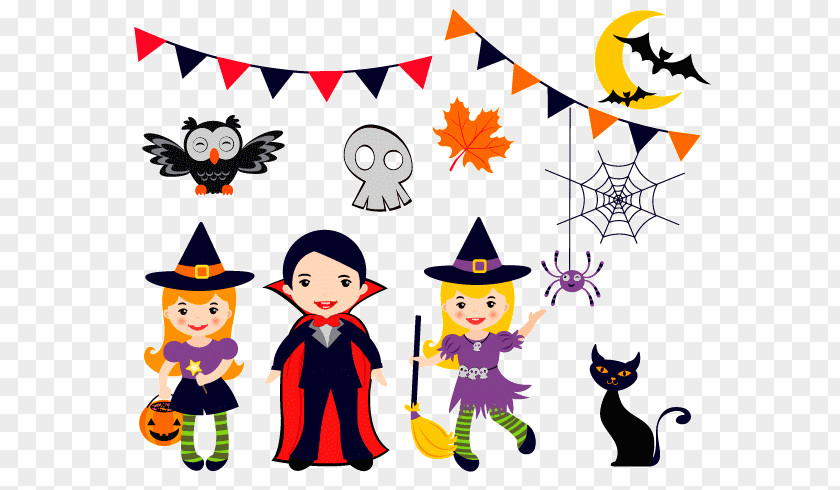 Halloween Bash Clip Art Party Hat Illustration Cartoon PNG