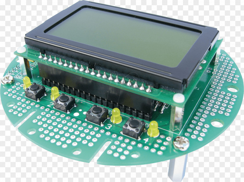 Microcontroller Electronics Electronic Engineering Computer Monitors Component PNG