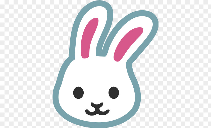 Rabbit Emoticon Emoji Easter Bunny Sticker PNG