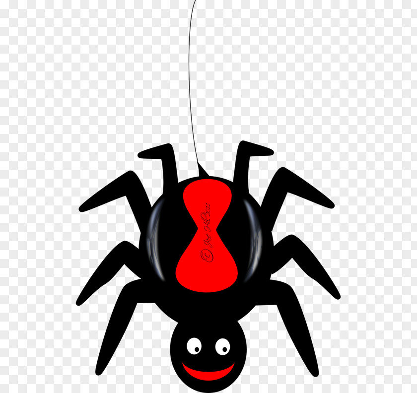 Red Back Spider Redback Cartoon Clip Art PNG