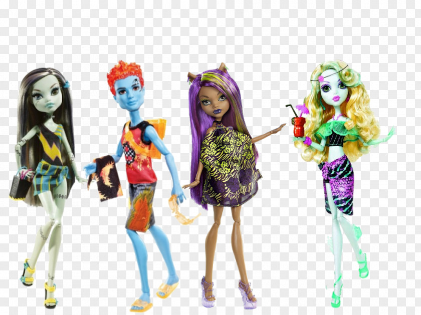 Barbie Monster High Frankie Stein Doll Swimsuit PNG