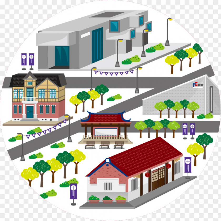 Design Architecture Residential Area PNG