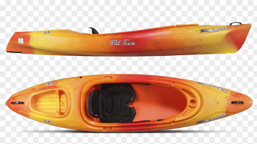 Hand Painted Kayak Old Town Canoe Fishing Angling PNG