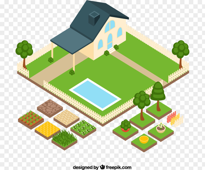 House Vegetable Garden Plan View Vector Material Downloaded, Interior Design Services Sweet Home 3D PNG
