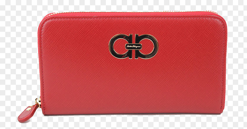Ms. Ferragamo Red Leather Long Wallet Yves Saint Laurent Footwear Designer PNG