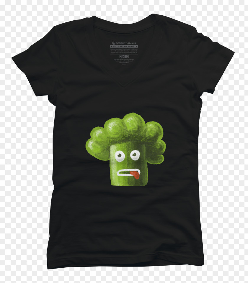 Broccoli T-shirt Clothing Sleeve Green Font PNG