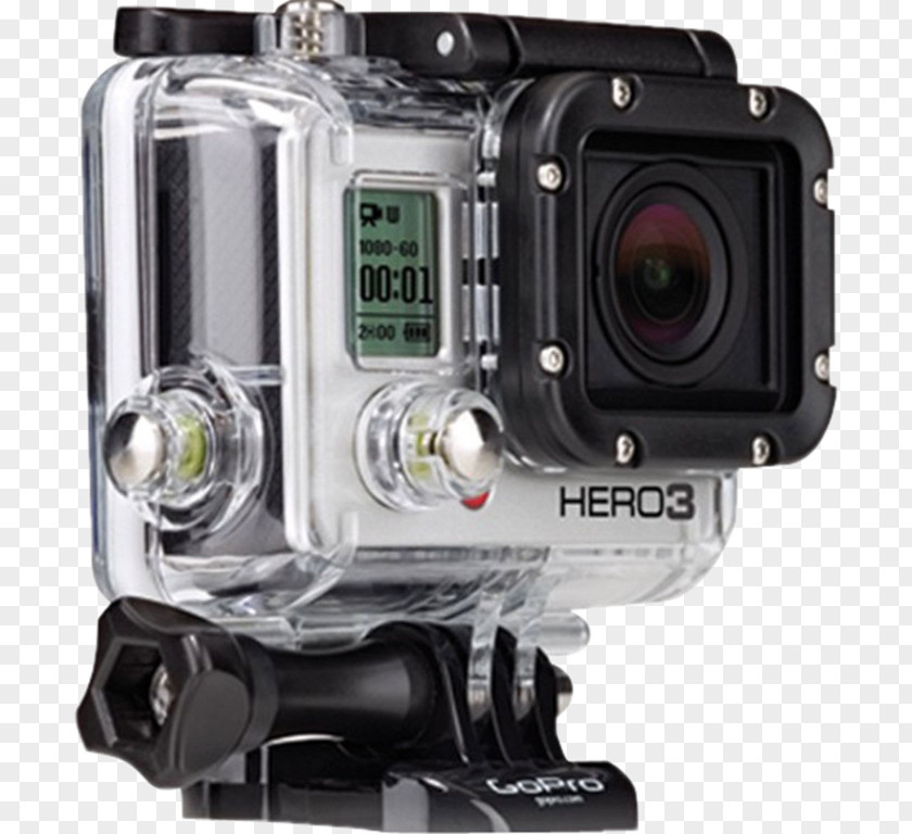 GoPro HERO3 White Edition Black Action Camera PNG