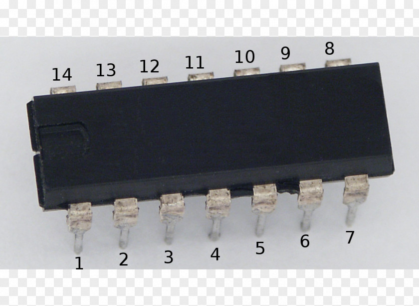 Transistor 7400 Series NAND Gate Integrated Circuits & Chips Logic PNG