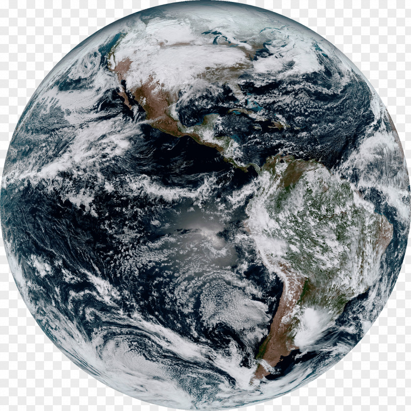 Earth Geostationary Operational Environmental Satellite The Blue Marble International Space Station GOES-16 PNG