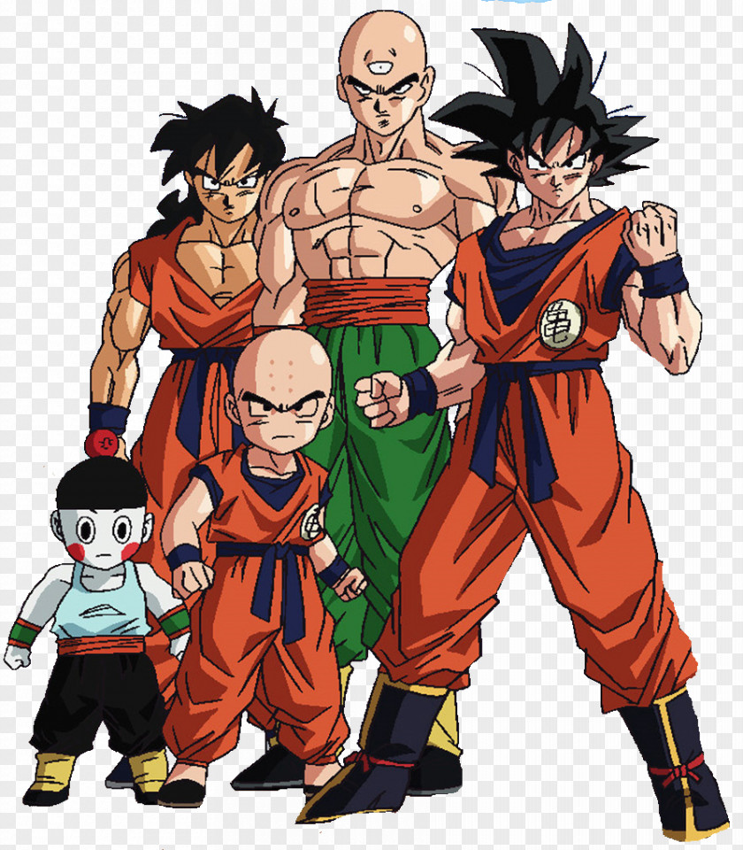 Goku Tien Shinhan Krillin Gohan Yamcha PNG