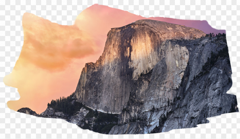 Half Dome Apple MacBook Pro Air MacOS OS X Yosemite PNG