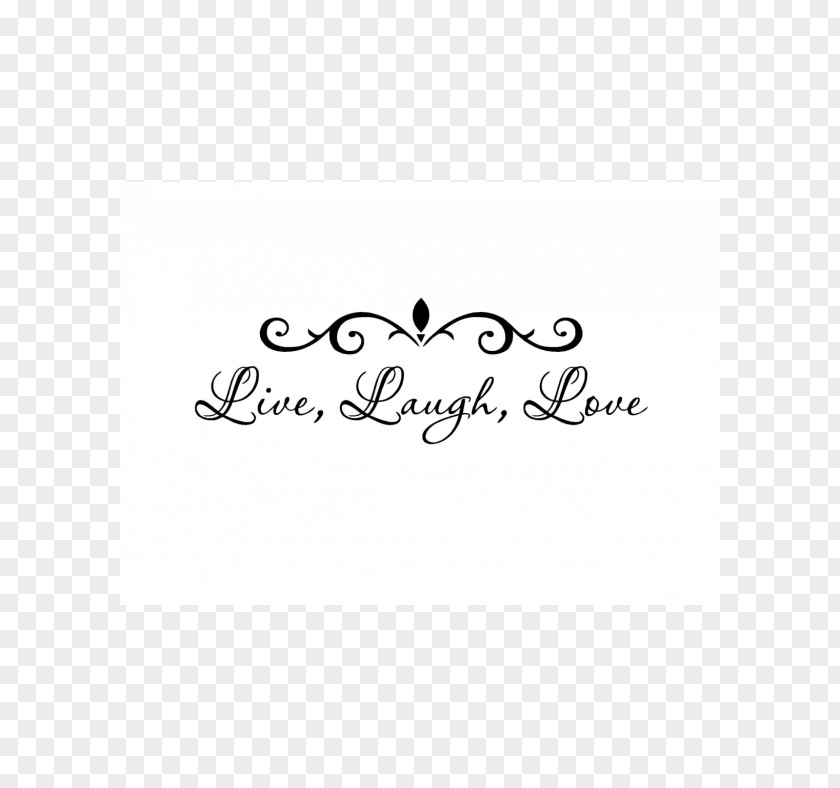 Live Laugh Love Logo Brand White Line Font PNG