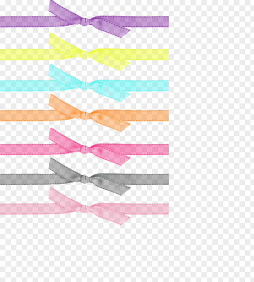 Ribbon Paper Line Pink M Bow Tie PNG