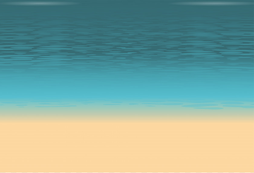 Sea And Sand Ground Clip Art Image Shore Blue Sky Wallpaper PNG