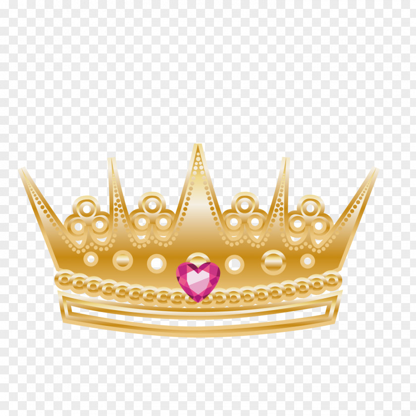 Shining Crown Diamond Icon PNG