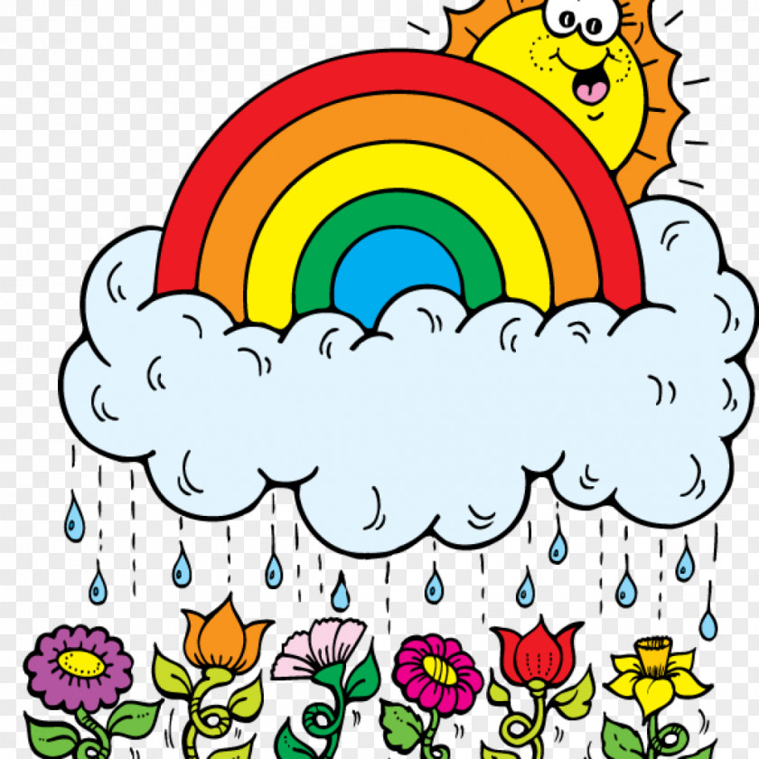 Spring Showers Clip Art Borders And Frames Free Content Vector Graphics Image PNG