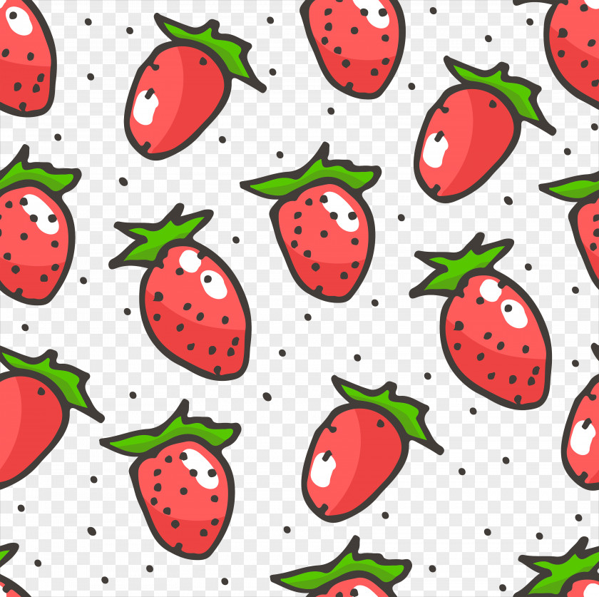 Strawberry Vector Illustration PNG
